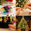 DIY Perlen Weihnachtsbaum Set mit LED, Weihnachtsbaum aus Perlen 3