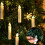 12-piece Christmas tree decoration set with candles, timer & remote control 5