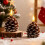 Paraffinvoks kogle LED-lys, jule LED-lys (2 stk.) 5