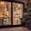 Qedertek Utomhus Julbelysning Batteridriven, 72 LED Julkrans Varmvit 5