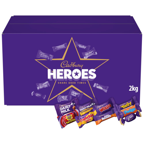 Cadbury Cadbury Heroes Chocolate Bulk Share Box, 2 kg (Pack of 1) 2