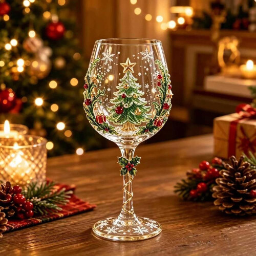 Kashyke Juleglass 3D Julevinglass
