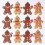 Pepperkakemannpynt, 24 deler, pepperkakemannpynt, juletrepynt, pepperkake 3