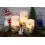 Eldnacele LED Kerzen mit Timerfunktion, Weihnachtsmann-Motiv, 3er Set 2