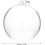 20 bolas de plástico transparente, Ø 8 cm, enfeites de Natal, bolas de plástico 2