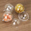 20 bolas de plástico transparente, Ø 8 cm, enfeites de Natal, bolas de plástico 5