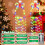 Flerfarget lys 100 LED-lys Vindusbelysning Jul, Juledekorasjon 5