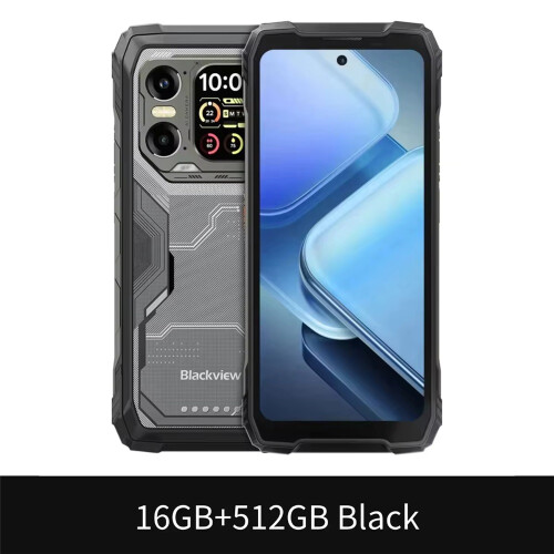 Blackview (black) Blackview XPLORE 1, 20000mAh Battery ,512GB,black/orange