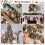 Ημερολόγιο Advent DazSpirit για Γέμισμα, Τσάντες DIY, 24 Μεγάλες Υφασμάτινες Τ 4