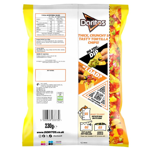Doritos Dip or Load Original Salted 230g 1