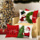 Capa de almofada natalina Wulcea, 40x40 cm, decoração de Natal. 4