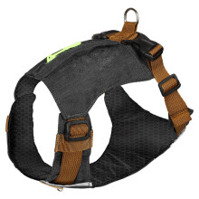 (Black,S)Dog Chest Harness With Reflective Stitching Nonadjustable Design For Walking Pet