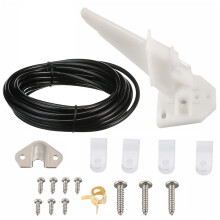 Universal Marine Boat Speedometer Pitot Kit, Pressure Driven Tube Hose for Boats to 80 MPH