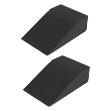 2 Pack Squat Wedge Block Yoga Wedge Stretch Slant Board Wrist Lower Back Support for Exercise Gym Fitness