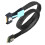 Gen5 MCIO Slimline SFF-8654 4i to SFF-8654 4i Server Data Cable Extender Cable 0.8m Cable Assemblies 6