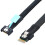 Gen5 MCIO Slimline SFF-8654 4i to SFF-8654 4i Server Data Cable Extender Cable 0.8m Cable Assemblies 2