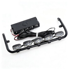RED SPIDER 1/14 RC Truck CH3 Remote Control LED Light Bar Multi-Mode Strobe Flash Lamp for Kabolit Tractor Upgrad