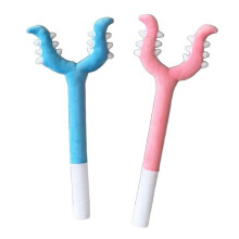 70cm Adult-Style Interactive Cat Toy Wand - Teaser & Grooming Brush for Endless Feline Fun &