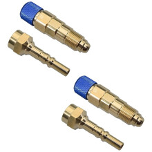 2 Set QDB33 Argon Gas Regulator,Quick Connect for QDB300 Male Plug & QDB301 Female Socket,125PSI Argon Quick Connect
