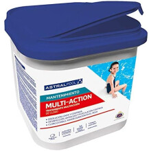 AstralPool Cloro Multiacção 5kg, efeito desinfetante, antialgas e floculante para piscina