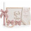 Nenel, conjunto de luxo para batismo personalizado, bambu, rosa 1