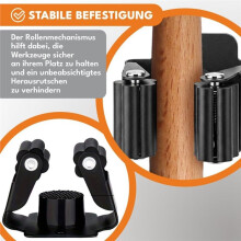Besenhalter-Wandset (12 Stück), Gartengerätehalter, Wandmontierter Werkzeugorganizer Aus Edelstahl