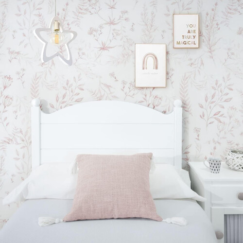 Bainba cabeceira infantil esfera, branco, para camas de 90 cm 2