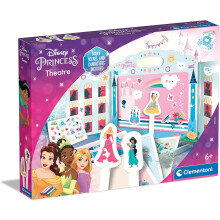 Clementoni Disney Princess Theatre-Art and Crafts, brinquedo criativo para meninas de 6 anos, multicolor