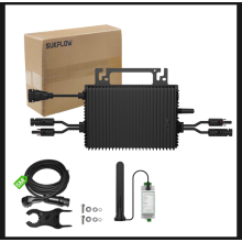 SUKFLOW Micro-Onduleur Solaire 1200W 230V, Système Anti-retour, IP67, Kit Solaire Domestique