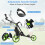 Costway 3 Wheel Golf Push Pull Cart 8