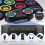 Anpro Electric Drum Set, 9 Pads Roll-up with Headphone Jack & Speaker 6