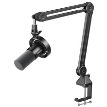MAONO Podcast Dynamic Microphone Set with Boom Arm Stand, Studio XLR/USB Microphone for Recording Vocal Streaming, Metal Mic with Mute Tap, Headphone
