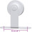 vidaXL conjunto de ferragens para portas de correr, aço, branco, 183 cm 8