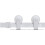 vidaXL conjunto de ferragens para portas de correr, aço, branco, 183 cm 7