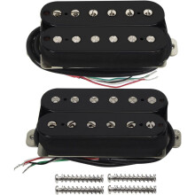 FLEOR conjunto de 2 colunas Humbucker Alnico 5, preto, para guitarra elétrica