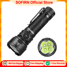 Sofirn SR15 zaklamp, 4500 lumen, 510 meter bereik, 4x SFT25R LED, USB-C oplaadbaar, IP68 waterdicht