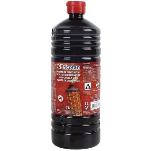 Óleo de Citronela para lâmpadas de exterior e tochas, 1 L