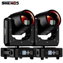 SHEHDS, set van 2 mini 7R bewegingskop verlichting, met dimmer en kleurenwiel voor DJ en disco