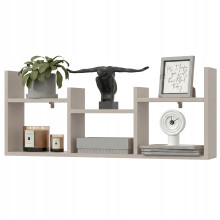EstiloHome Wandregal FILO 97 x 40 cm Kaschmir – Hängeregal für Bücher und Deko, 18 mm Platten, bis 10 kg