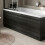 Modern Bathroom 1700mm Front Side Bath Panel 16mm MFC Charcoal Grey Easy Cut 1