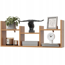 EstiloHome Wandregal FILO 97 x 40 cm Erle – Hängeregal für Bücher und Deko, 18 mm Platten, bis 10 kg