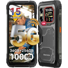 (Black, 12GB 256GB) Blackview XPLORE X1 5G Rugged Phone,6.78" Inch, 36(12+24)GB 256GB,10000mAh