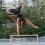 Gorletic Barra Paralela Front Lever, 105 cm, Base Larga, para Calistenia e Ginásio 2