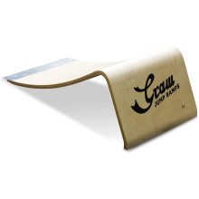 Graw G35 Pro, rampa de salto profissional, 35 cm de altura, madeira de faia, para skate e patinete