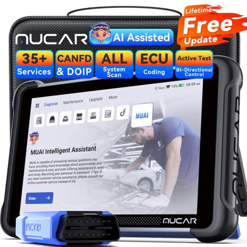 MUCAR 892BT OBD2 Diagnosetool, AI-ondersteunde scanner met 35 resetfuncties en ECU-codering 1