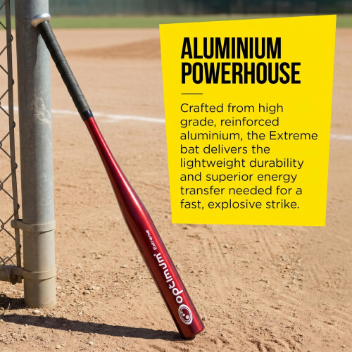 Optimum Optimum Extreme 28" Aluminium Baseball Bat (Red) 1