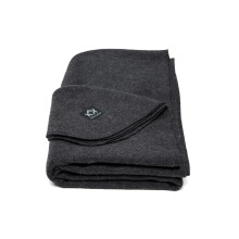 Arcturus Military Wool Blanket - 4.5 lbs, Warm, Heavy, Washable, Large 64" x 88" - Great for Camping, Outdoors, Survival & Emergency Kits (Charcoal Gr
