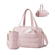 BAGSMART 25L Womens Gym Travel Bag, Shoe Compartment, Cabin Bag for Easyjet