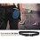 MoKo Rock Climbing Chalk Bag, Drawstring, Black & Royal Blue 4