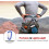 MoKo Rock Climbing Chalk Bag, Drawstring, Black & Royal Blue 5